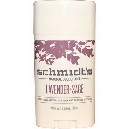 Schmidt's Deodorant, Lavender Sage 75g