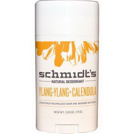 Schmidt's Deodorant, Ylang-Ylang Calendula 75g