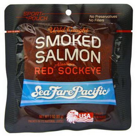 Sea Fare Pacific, Smoked Salmon, Alaskan Red Sockeye 85g