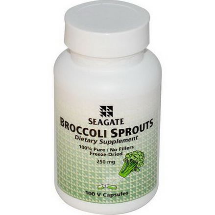 Seagate, Broccoli Sprouts, 250mg, 100 Veggie Caps