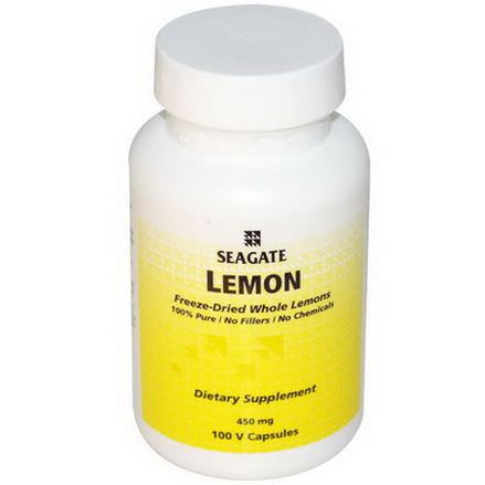 Seagate, Lemon, 450mg, 100 Vcaps