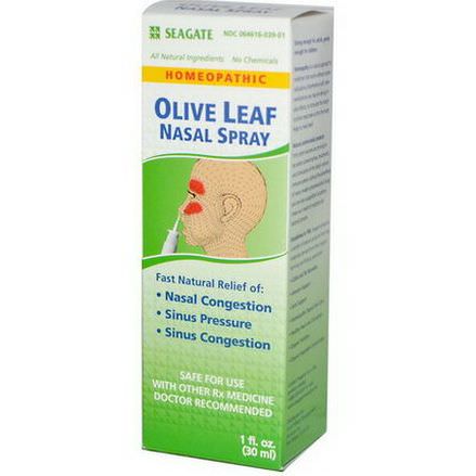 Seagate, Olive Leaf Nasal Spray 30ml