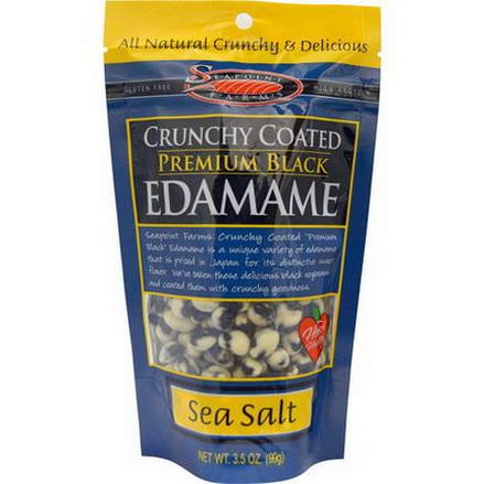 Seapoint Farms, Crunchy Coated Premium Black Edamame Sea Salt 99g