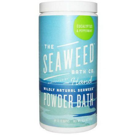 Seaweed Bath Co. Wildly Natural Seaweed Powder Bath, Eucalyptus&Peppermint 476g