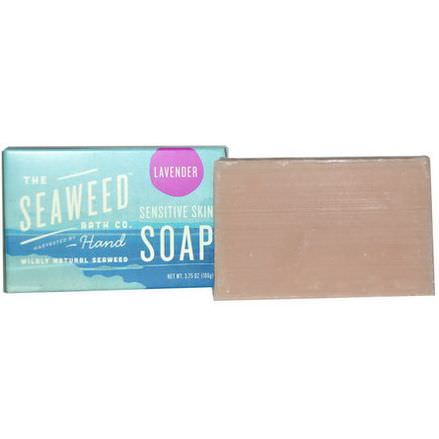 Seaweed Bath Co. Wildly Natural Seaweed Sensitive Skin Soap, Lavender 57g
