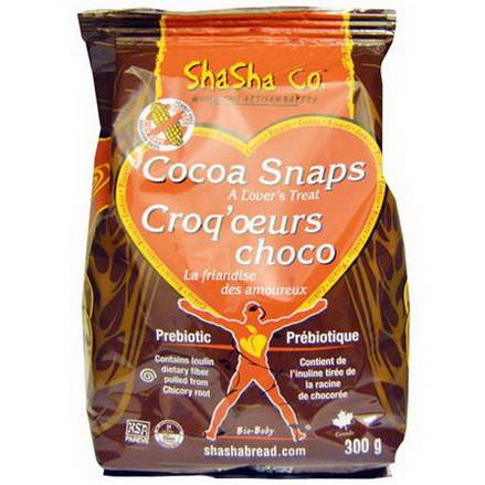 ShaSha Bread Co, Cocoa Snaps, 300g