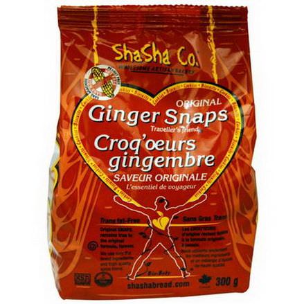 ShaSha Bread Co, Original Ginger Snaps, 300g