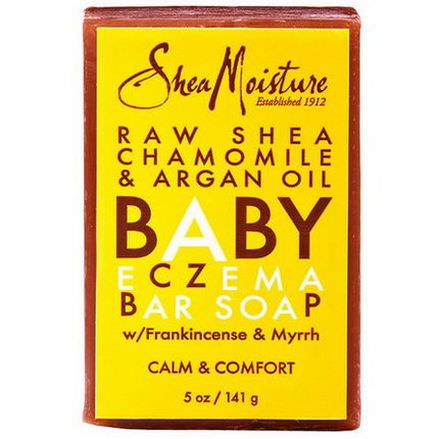 Shea Moisture, Baby Eczema Bar Soap, Raw Shea Chamomile&Argan Oil 141g