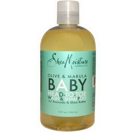 Shea Moisture, Olive&Marula Baby Head-To-Toe Wash&Shampoo 355ml