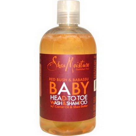 Shea Moisture, Red Bush&Babassu Baby Head-To-Toe Wash&Shampoo 355ml