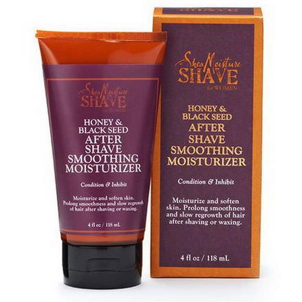 Shea Moisture, Shave for Women, After Shave Smoothing Moisturizer, Honey&Black Seed 118ml