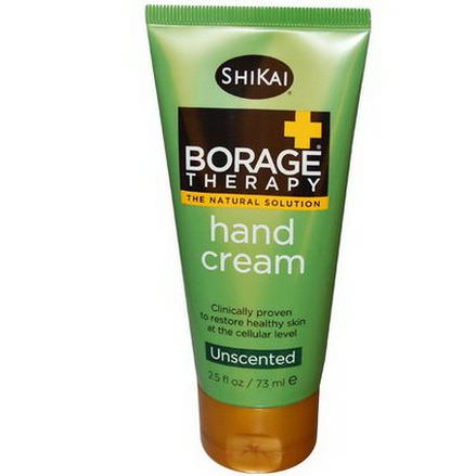 Shikai, Borage Therapy, Hand Cream, Aloe Vera Gel, Unscented 73ml