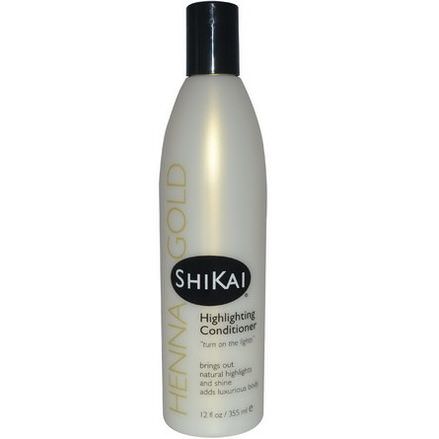 Shikai, Henna Gold, Highlighting Conditioner 355ml