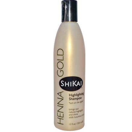 Shikai, Henna Gold, Highlighting Shampoo 355ml