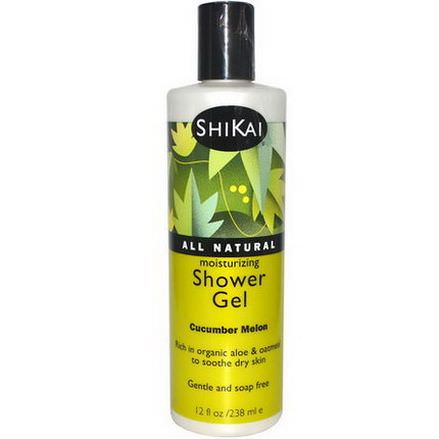 Shikai, Moisturizing Shower Gel, Cucumber Melon 238ml