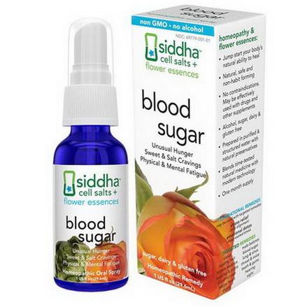 Siddha Flower Essences, Blood Sugar 29.6ml