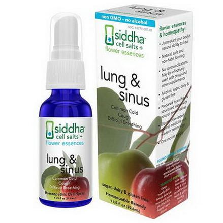 Siddha Flower Essences, Lung&Sinus 29.6ml