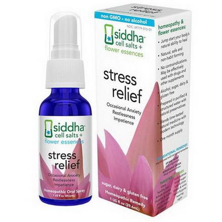 Siddha Flower Essences, Stress Relief 29.6ml