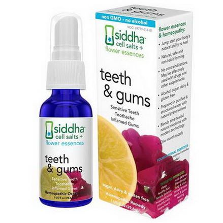 Siddha Flower Essences, Teeth&Gums 29.6ml