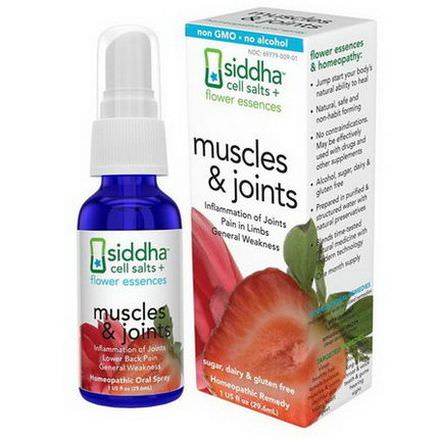 Siddha Flower Essences, Muscles&Joints 29.6ml