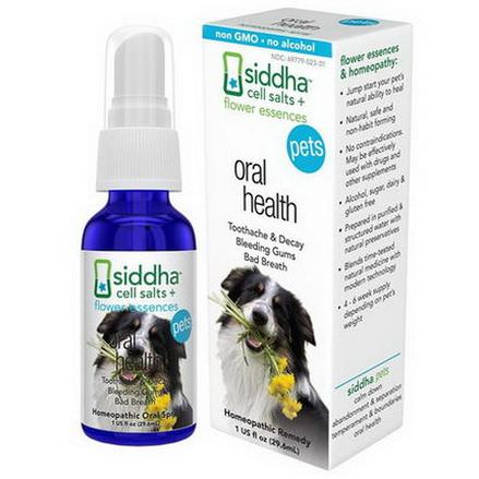 Siddha Flower Essences, Pets, Oral Health 29.6ml