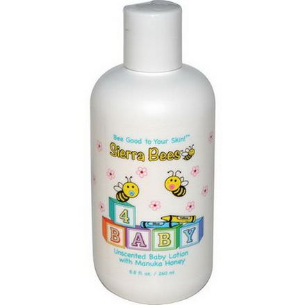Sierra Bees, Baby Lotion with Manuka Honey, Unscented 260ml