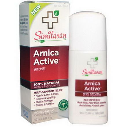 Similasan, Arnica Active Skin Spray, 3.04 fl oz 90ml