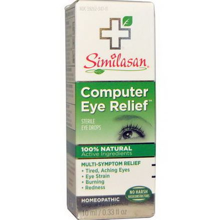 Similasan, Computer Eye Relief, Sterile Eye Drops 10ml