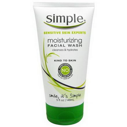 Simple Skincare, Moisturizing Facial Wash 148ml