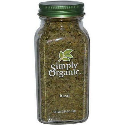 Simply Organic, Basil 15g