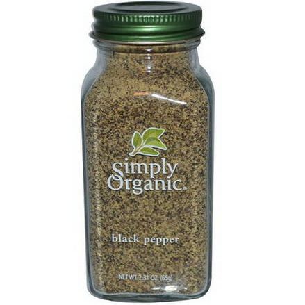 Simply Organic, Black Pepper 65g