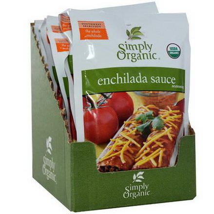 Simply Organic, Enchilada Sauce Seasoning, 12 Packets 40g Each