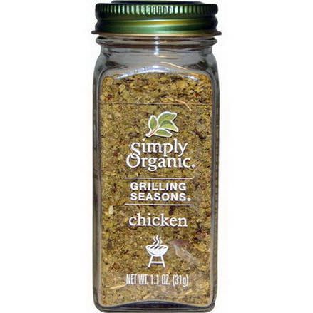 Simply Organic, Grilling Seasons, Chicken, Organic 31g
