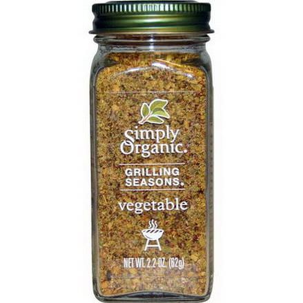 Simply Organic, Grilling Seasons, Vegetable, Organic 62g