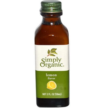 Simply Organic, Lemon Flavor 59ml