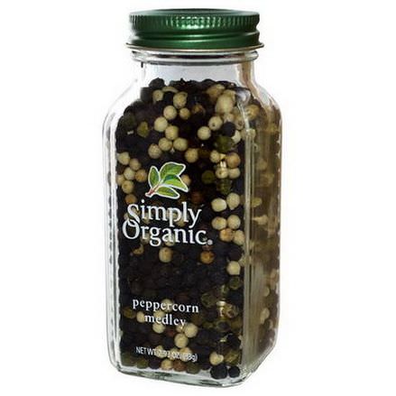 Simply Organic, Peppercorn Medley 83g