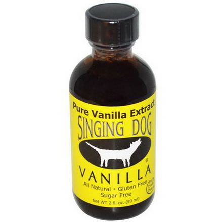 Singing Dog Vanilla, Pure Vanilla Extract, Farm Grown 59ml