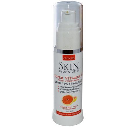 Skin By Ann Webb, Clinicals, Super Vitamin C with Ubiquinone, 1 fl oz