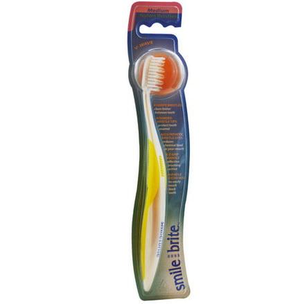 Smile Brite, V-Wave Toothbrush, Medium, 1 Toothbrush