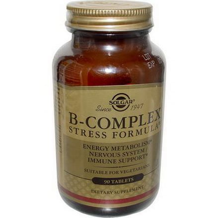 Solgar, B-Complex Stress Formula, 90 Tablets