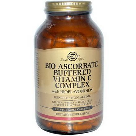 Solgar, Bio Ascorbate Buffered Vitamin C Complex, 250 Veggie Caps