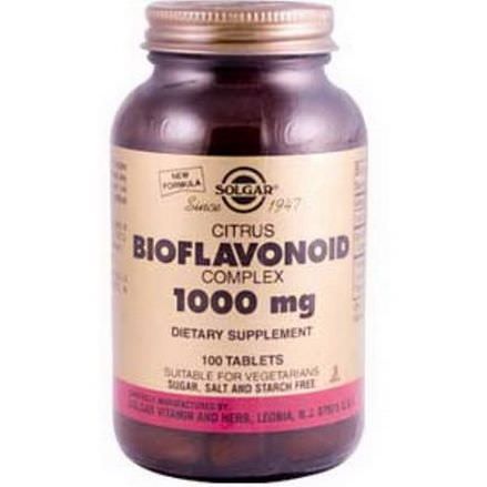 Solgar, Citrus Bioflavonoid Complex, 1000mg, 100 Tablets