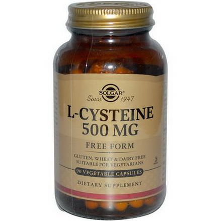 Solgar, L-Cysteine, 500mg, 90 Veggie Caps