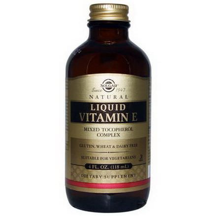 Solgar, Natural Liquid Vitamin E 118ml