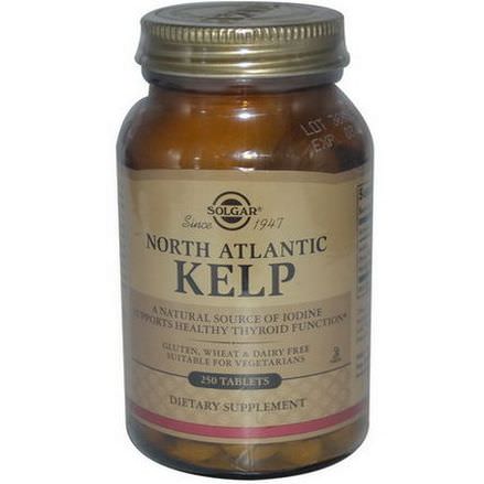 Solgar, North Atlantic Kelp, 250 Tablets