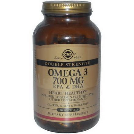 Solgar, Omega-3, EPA&DHA, 700mg, 120 Softgels