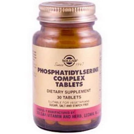 Solgar, Phosphatidylserine Complex, 30 Tablets