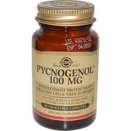 Solgar, Pycnogenol, 100mg, 30 Veggie Caps