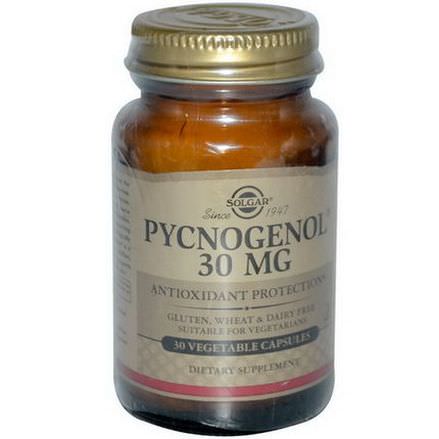 Solgar, Pycnogenol, 30mg, 30 Veggie Caps