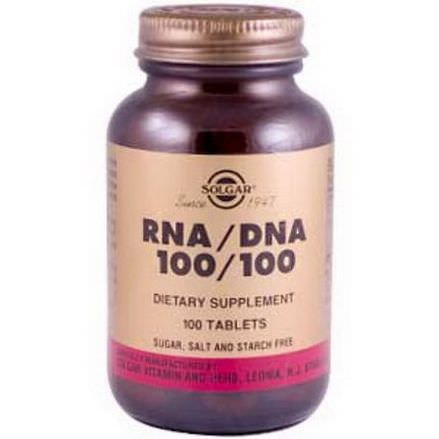 Solgar, RNA / DNA 100/100, 100 Tablets